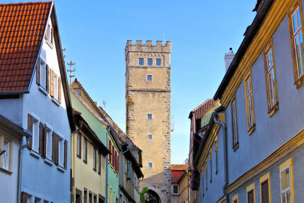 Street Neat Schnetztor Gate In Konstanz, Germany