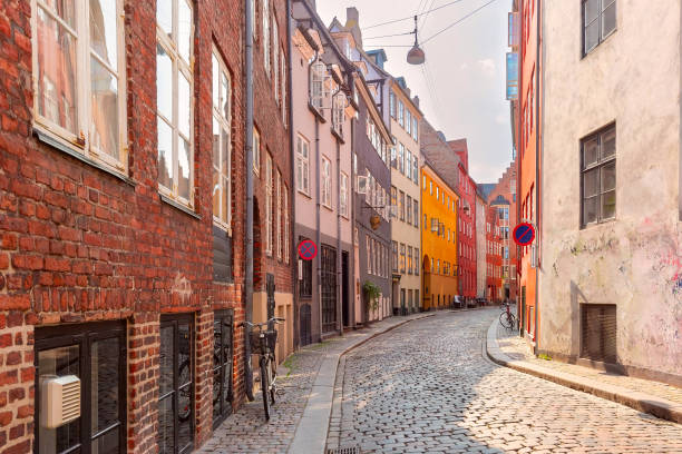 istock Empty street in Copenhagen, Denmark 2149726166