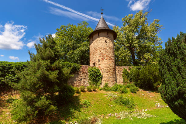 istock Medieval tower Stadtmauerturm in Wernigerode, Germany 2149729774