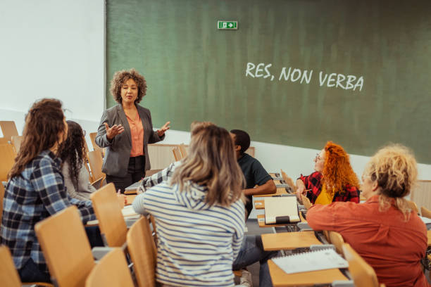 istock University Professor Holding a Class to Group of Students 2149735509