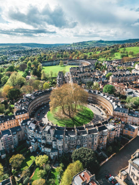 istock Drone view of historic Bath in UK 2149735757