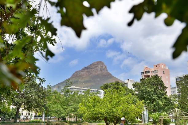 istock Monolithic rock in urban landscape 2149738358