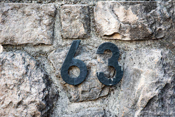 House Number 63 on the Building Wall