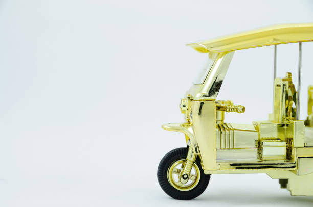 istock A Section of a Miniature Tuktuk on White Background 2149758806