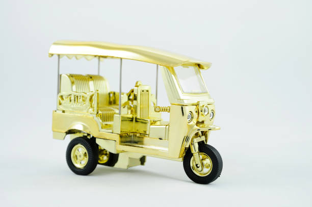 istock A Miniature Tuktuk on White Background 2149758807