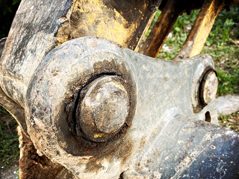 Details of a Small Excavator