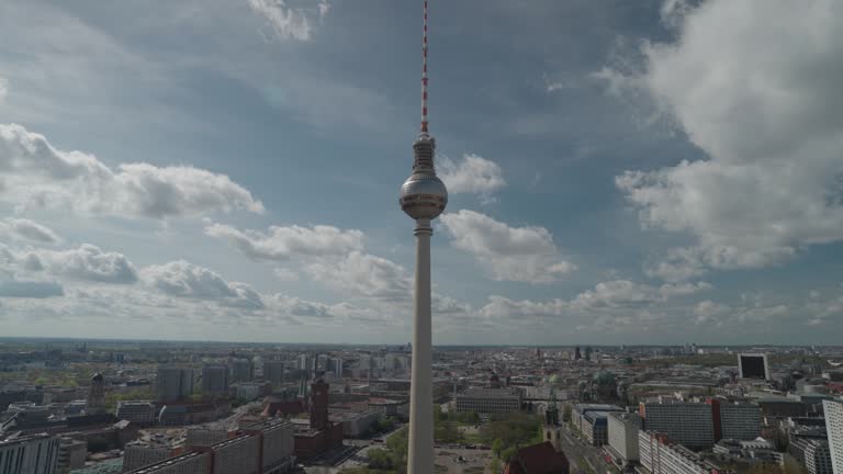 Fernsehturm TV Tower and the tallest structure CityScape Berlin, Germany