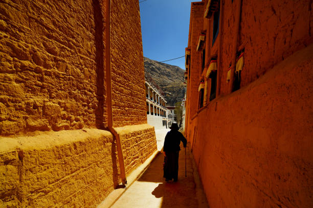 Sera Monastery is one of three main Tibetan Temples in  Lhasa, built in 1419, by the follower of Tibetan Buddhist Master Je Tsongkhapa, Losang Dragpa (1357-1419). Prayers walk through the Sera Monastery and pray for the future life everyday,