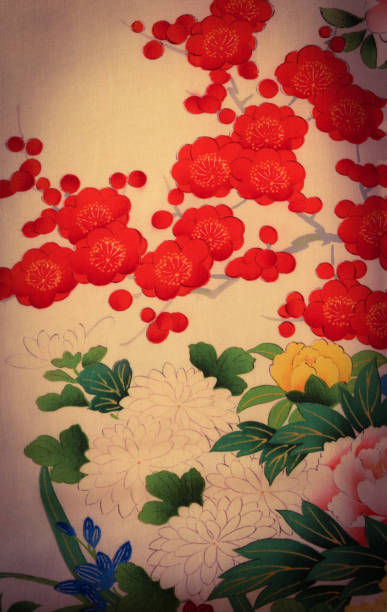 Traditional Japanese cloth.Kimono.