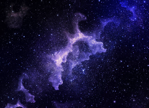istock Galaxy in universe and atmosphere with little stars at dark background 2149761759