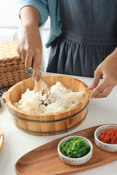 istock Japanese Rice Concept on Hangiri 2149762953
