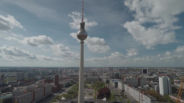Fernsehturm TV Tower and the tallest structure CityScape Berlin, Germany
