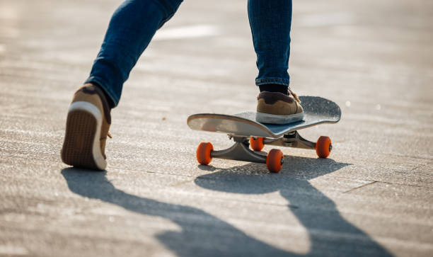 istock Skateboarder skateboarding outdoors in city 2149764038