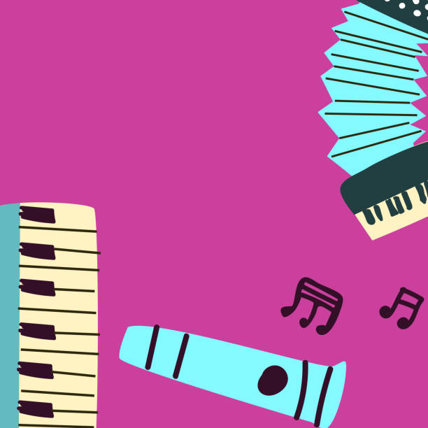 istock Poster or banner for the jazz festival with music instruments. 2149765756