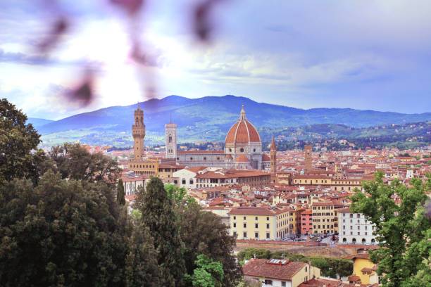 istock Florence rooftops and cathedral di Santa Maria del Fiore or Duomo view 2149768280