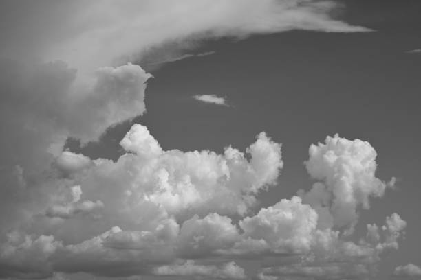 istock black and white image, buautiful sky with cloud in rainy day 2149768550