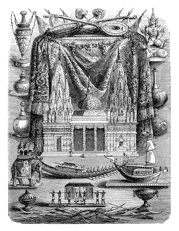 From the Exhibition Palace of 1867. The Indian Exhibition