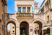Famous tourist place Casa Di Risparmio of San Marino