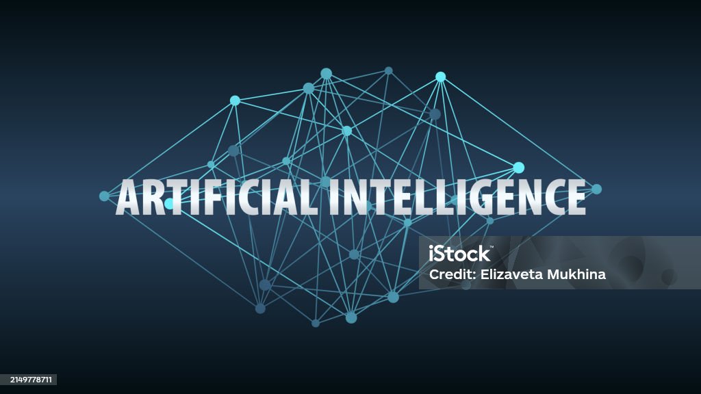 Ai Programming Triangle Pattern Artificial Intelligence Triangle Blue Gradient Network Pattern Deep ...