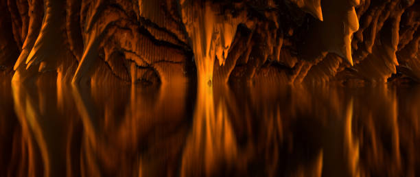 istock Magical world. Abstract Landscape, surreal lake and reflections. art, creativity and imagination. 3d illustration 2149783611