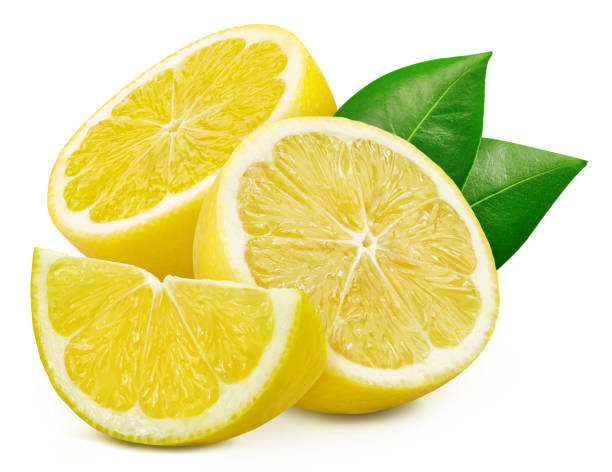 istock Juicy lemons isolated on the white background 2149785758