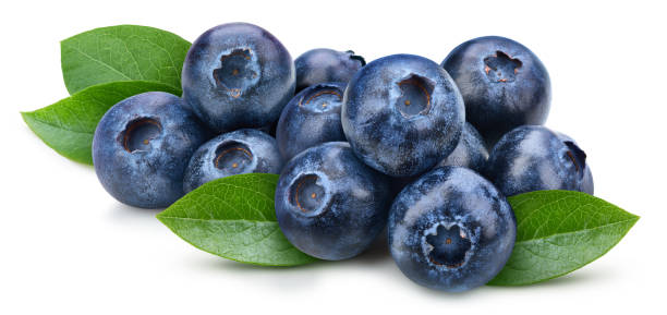 istock Organic blueberry isolated on white background 2149786291