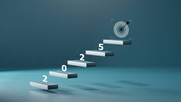 istock Countdown to 2025. Loading year from 2024 to 2025. New year start concept 2149787241