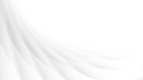 istock Abstract  white and gray color, modern design background with curve lines. Vector illustration. 2149787312