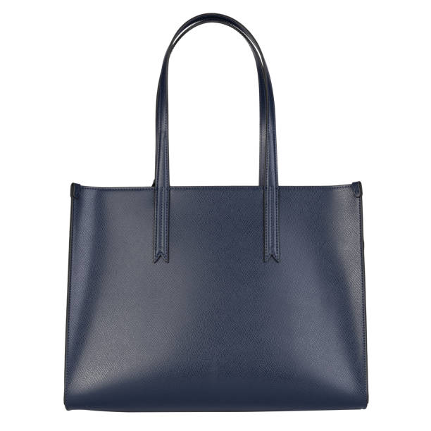 istock Navy Blue Elegant Tote Handbag, Isolated 2149790024