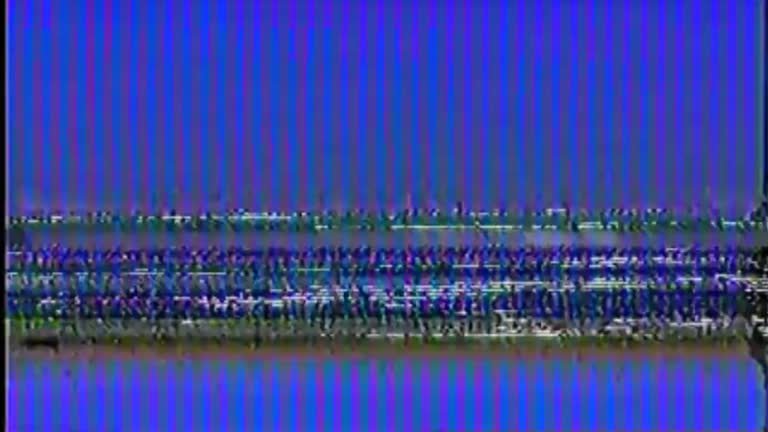 Glitch TV Static Noise Distorted Signal Problems Error Video Damage Retro Style 80s VHS Video Mixer