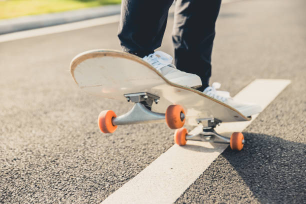 istock Skateboarder skateboarding outdoors in city 2149794999