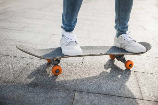 istock Skateboarder skateboarding outdoors in city 2149798046