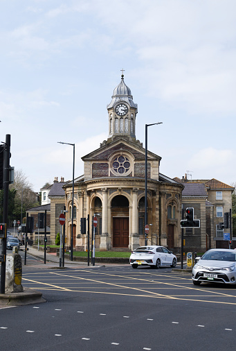 Bristol, England- March 29, 2024: Beautiful Arley Chapel in Cheltenham road, Bristol