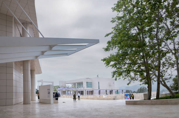 Los Angeles California America May 18, 2023 The Getty Museum is the largest art museum in California architectural elements.