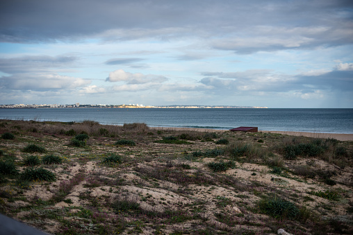 panoramic view of Ocean In Portugal, Lagos