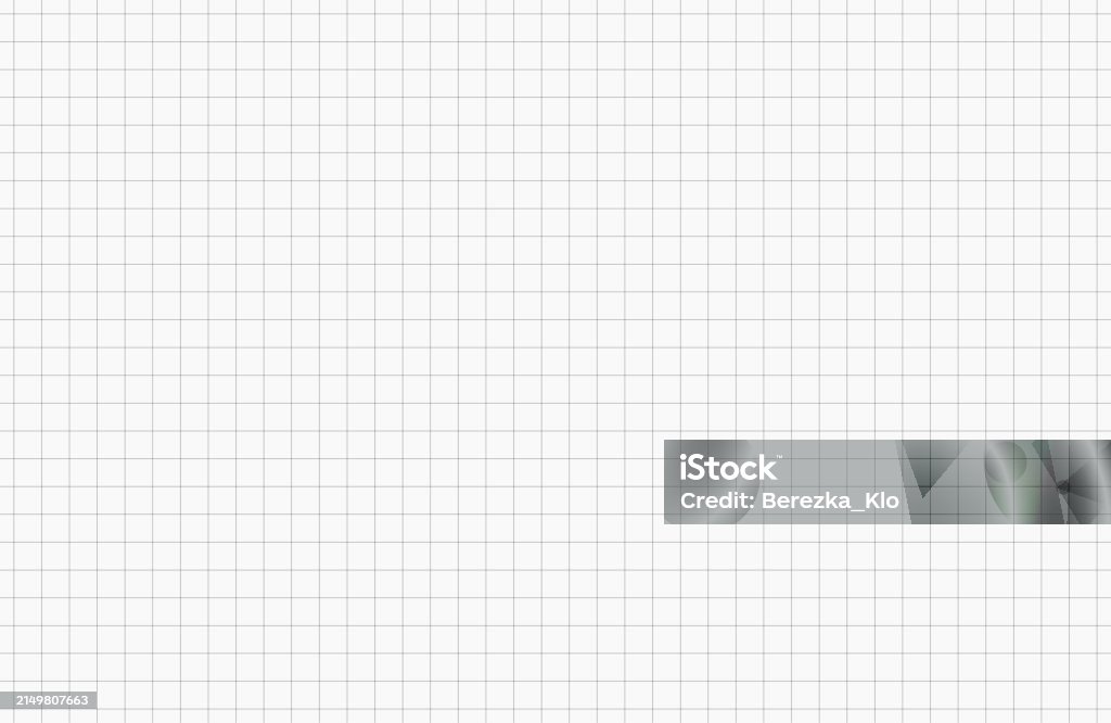 Notebook Grey Checkered Graph Seamless Pattern Editable Stroke Vector ...