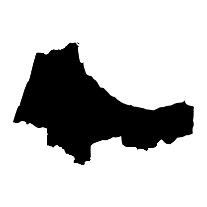 Tanger Tetouan Al Hoceima region map, administrative division of Morocco. Vector illustration.