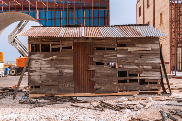 Wooden, Backgrounds, Pattern, Galvanized, Rusty, Roof, Aluminum, Textured, Old, Exterior
