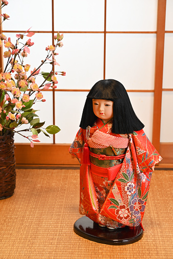 child, crafts, doll, eerie, express representation, face, female, girls, hair, japan, japanese, long hair, scary, tradition, white, antique, black hair, culture, curse, cut off, cute, decoration