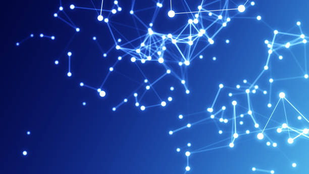 istock 4K Digital Cyberspace with Particles and Digital Data Network Connections. High Speed Connection and Data Analysis Technology Digital Abstract Background Concept. Seamless Loopoble 2149823194