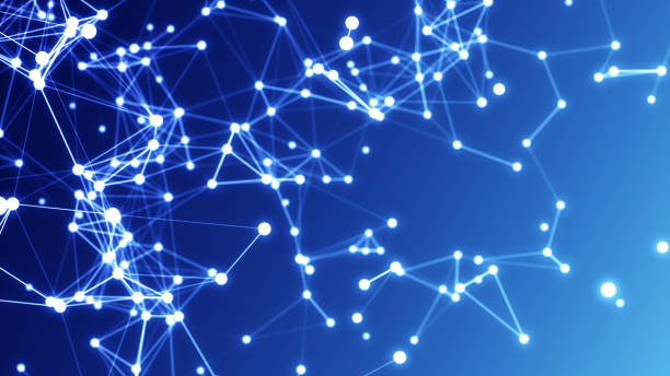 istock 4K Digital Cyberspace with Particles and Digital Data Network Connections. High Speed Connection and Data Analysis Technology Digital Abstract Background Concept. Seamless Loopoble 2149825488