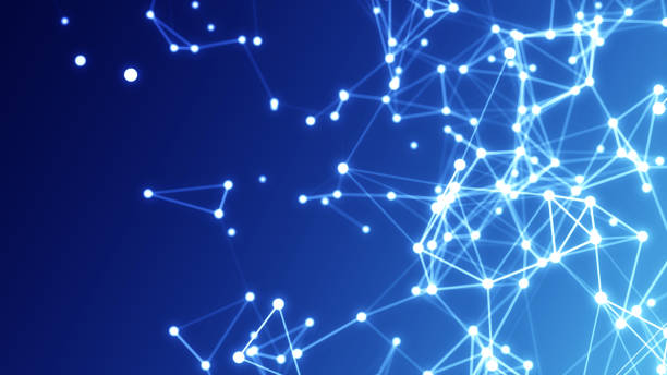 istock 4K Digital Cyberspace with Particles and Digital Data Network Connections. High Speed Connection and Data Analysis Technology Digital Abstract Background Concept. Seamless Loopoble 2149825914