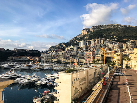 Monaco’s coastline bearing its beautiful architecture and stunning sea views