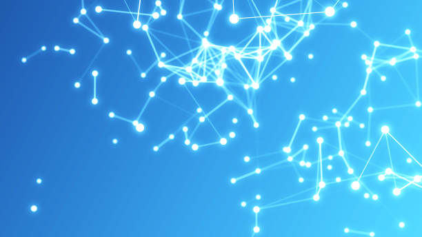 istock 4K Digital Cyberspace with Particles and Digital Data Network Connections. High Speed Connection and Data Analysis Technology Digital Abstract Background Concept. Seamless Loopoble 2149829093