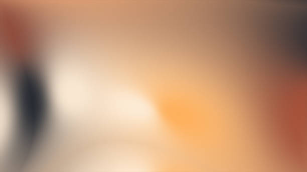 Defocused abstract gradient background with grainy texture and smooth blur. Soft pastel nature brown beige color palette smooth wavy gradient flow texture. Digital noise, nostalgia, vintage.