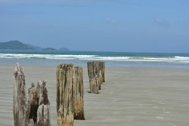 istock Tropical beach in Ubatuba, Brazil. 2149833533