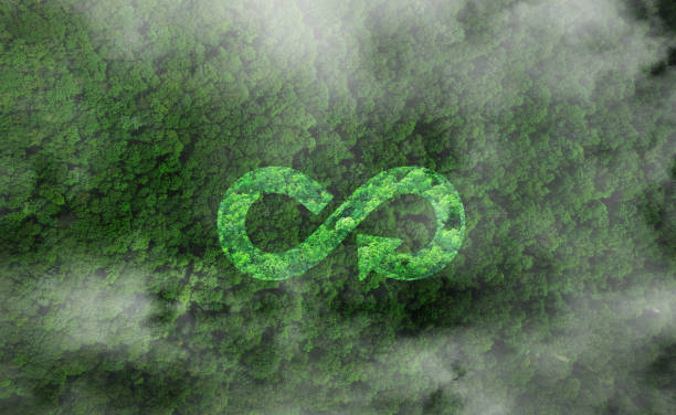 istock Circular economy concept. Energy consumption and CO2 emissions are increasing. Sharing,reusing,repairing,renovating and recycling existing materials and products as much possible. 2149841080
