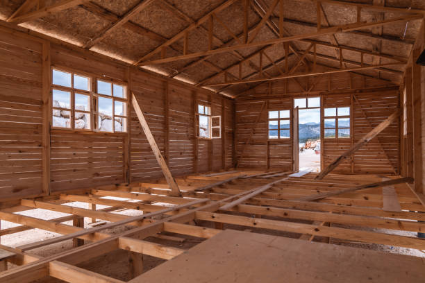 istock Wooden shack house construction 2149845411