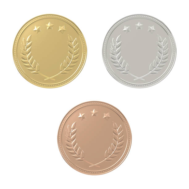 istock Gold, silver, bronze medals set 2149846099