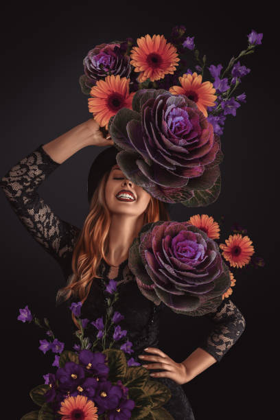 istock Portrait with flowers 2149846812